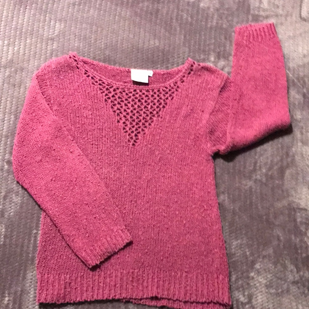 Pink sweater